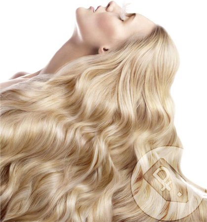 Ухоженные осветленные волосы