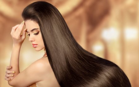 Длинные ухоженные волосы