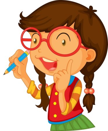 Умный мальчик в очках