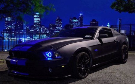 Ford Mustang gt черный