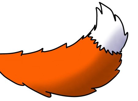 Лисичка без хвоста для детей