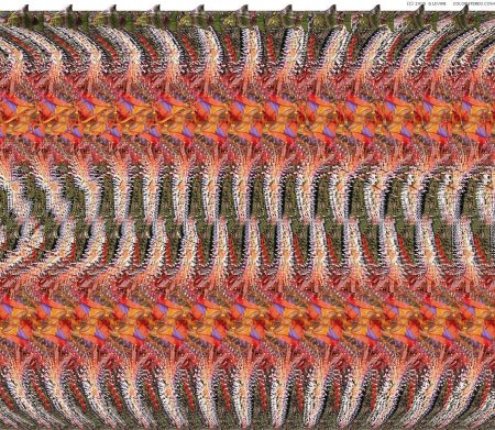 3д стереограммы для глаз