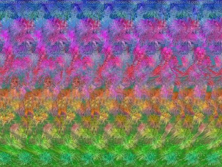 Стереограмма Будда