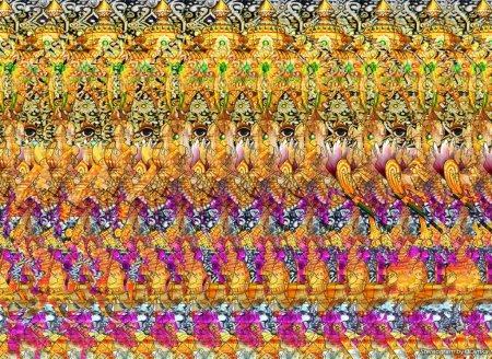 3д стереограммы для глаз