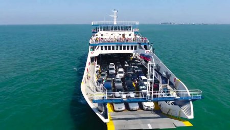 Керченский пролив паромная переправа