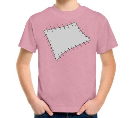 Декоративная заплатка на футболке