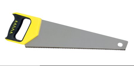 Ножовка на белом фоне