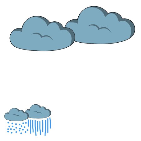 Тучка для рисования