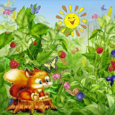 Сказочная Поляна с цветами