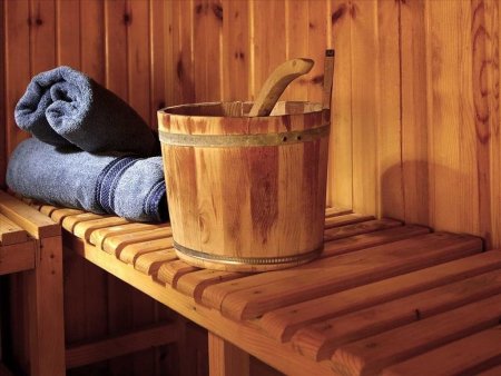 Фон для рекламы сауны