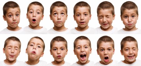 Лица с разными эмоциями