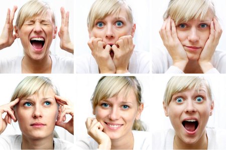 Разные эмоции человека