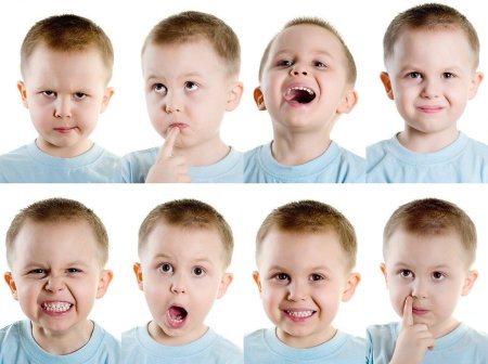 Разные эмоции детей