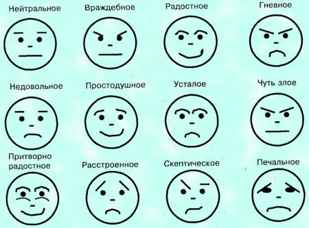 Словарик невербальных средств общения жесты