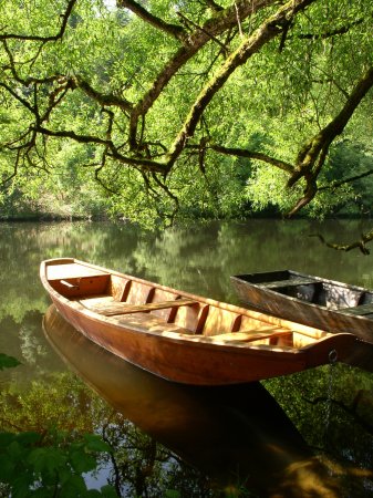 Красивые деревянные лодки