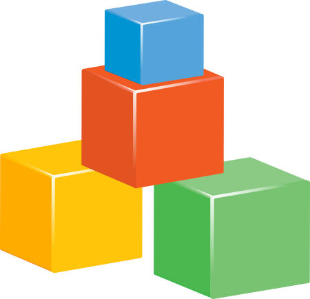 Кубики без фона