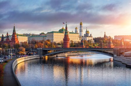 Москва река Кремль