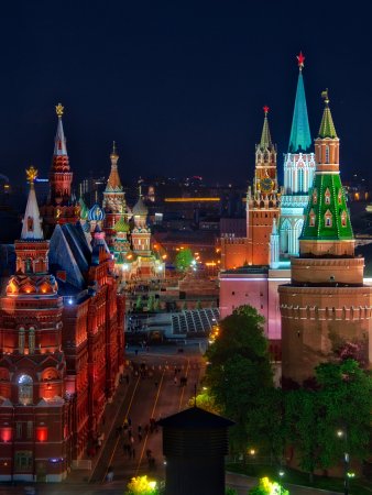 Московский Кремль и красная площадь