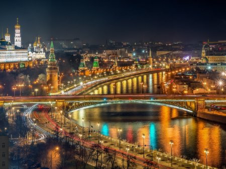 Москва Сити храм Христа Спасителя