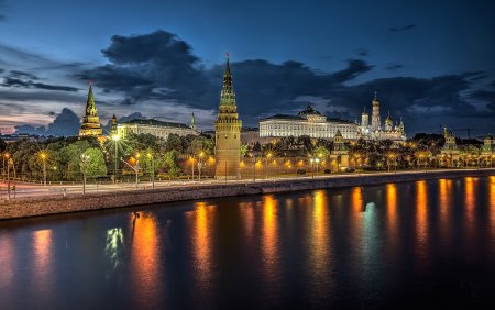 Москва река Кремль