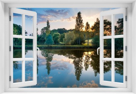 Окно с видом на природу