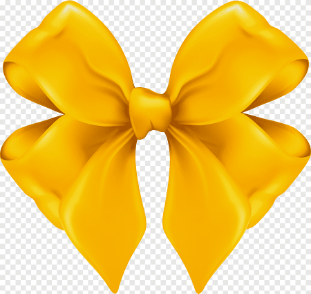 Бант на прозрачном фоне