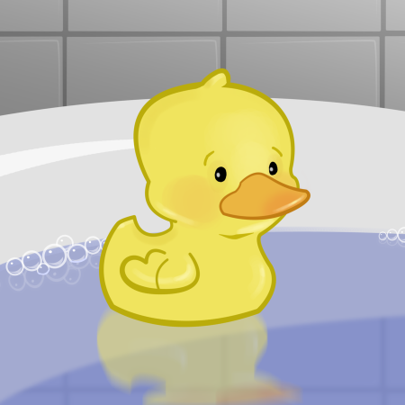 Уточка рисунок