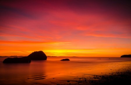 Очень красивый закат