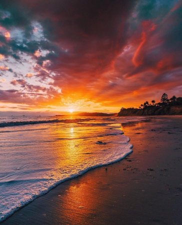 Красивое море