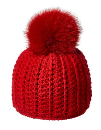 Шапка Descente с помпоном