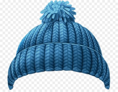 Шапочка на прозрачном фоне