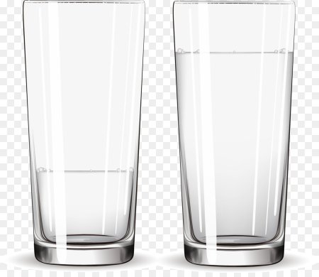 Прозрачный стакан