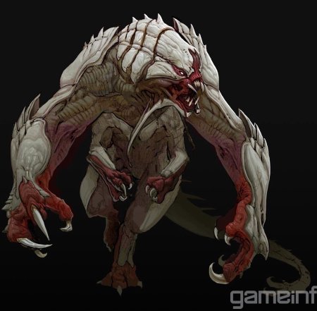 Игра Evolve монстр Голиаф