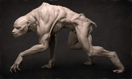 Вервольф концепт арт 3d