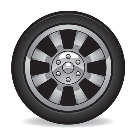Автомобильное колесо вектор