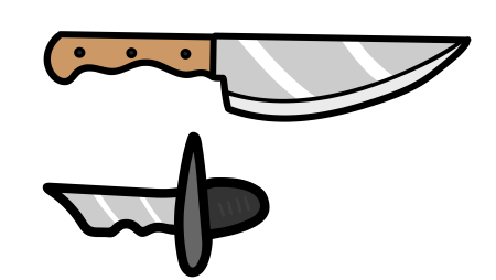 Нож из among us