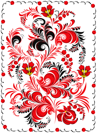 Хохломская роспись Золотая Хохлома