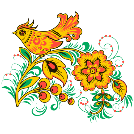 Роспись Хохломская русская народная