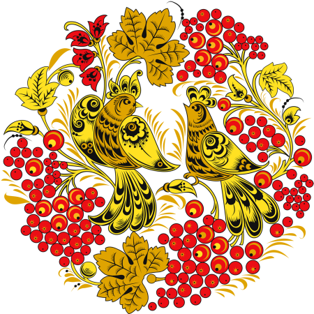Роспись Хохломская русская народная