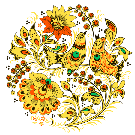 Русские народные росписи Хохломская