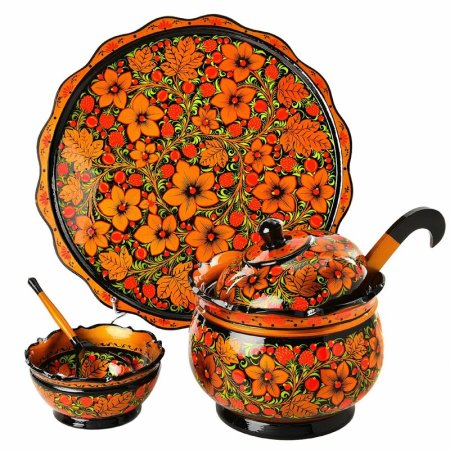 Хохломская роспись промысел