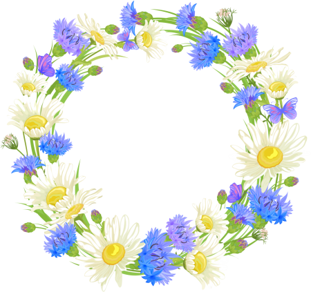 Венок из полевых цветов