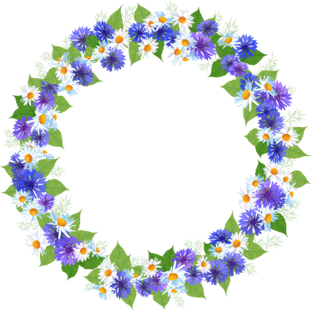 Венок из полевых цветов