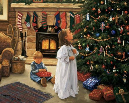 Художница Sandra Kuck Рождество