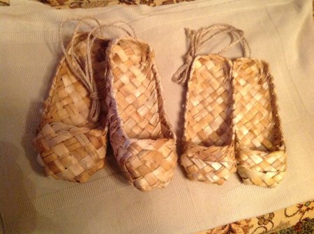 Лапти липовые лыком лыковые