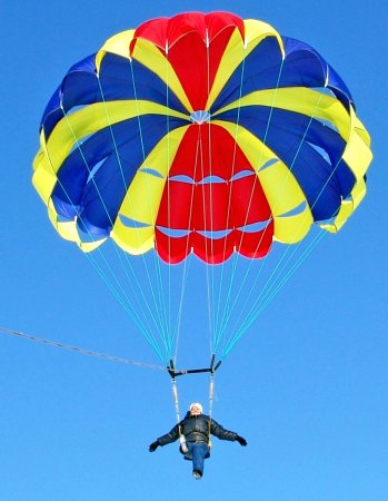 Красивый парашют