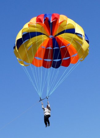 Круглый парашют