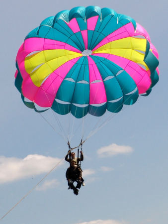 Круглый парашют