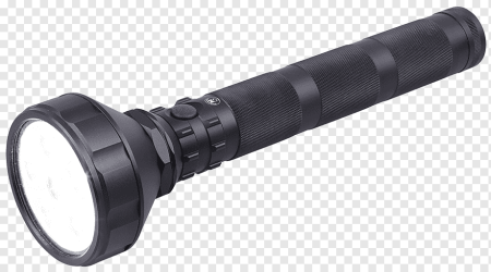 Ручной фонарь на прозрачном фоне