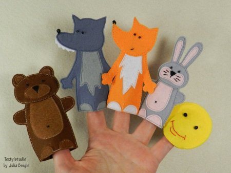 Кукольный театр на пальчиках Колобок